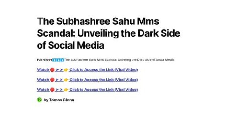 Subhashree Sahu MMS Video Unveiling the Facts and Debunking the Myths